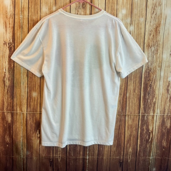 Tees Men’s Short Sleeve Round Neck White Tricolor Mickey Mouse Tee Size Large - Picture 2 of 7